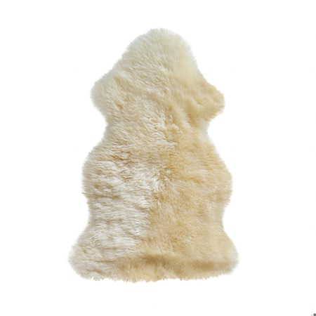 Homeroots 2 x 3 ft. New Zealand Single Sheepskin Gold 293182